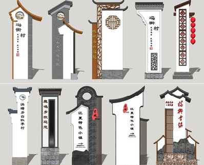 西畴美丽乡村标识标牌有哪些分类？